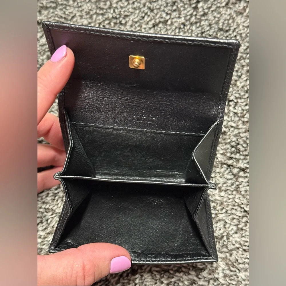 🚨SALE🚨Gucci guccissima black card holder - Picture 4 of 8